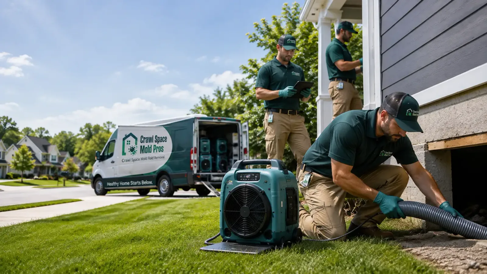 Crawl Space Mold Removal in Keymar, MD